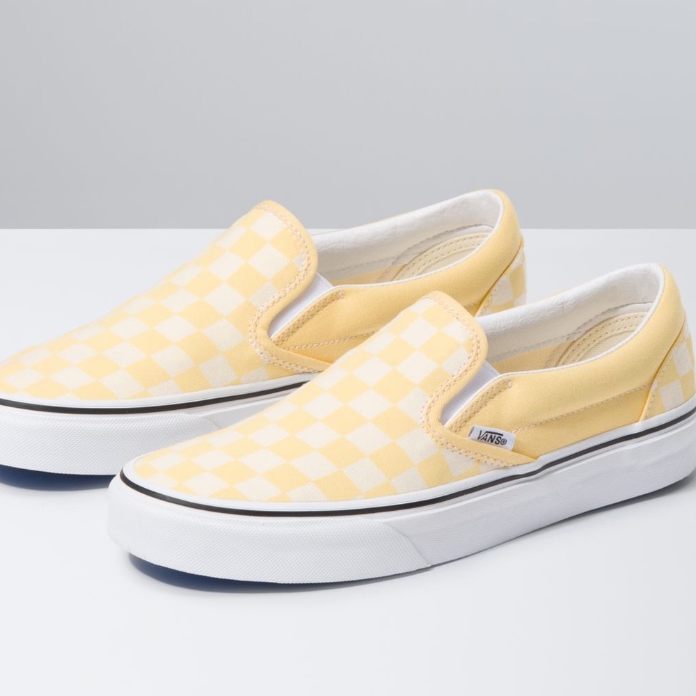 Yellow Checkered Vans